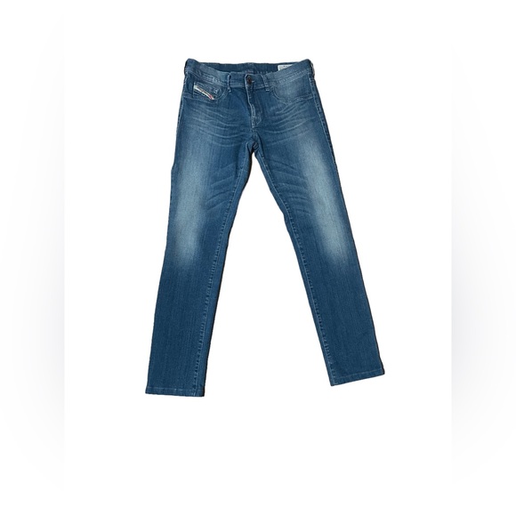 DIESEL LIVIER Super Slim Jegging Low Waist Made in Italy Stretch Jeans Sz 31 - Picture 7 of 9